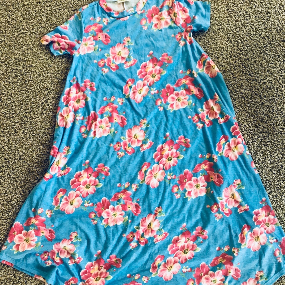 Blue Floral Dress
